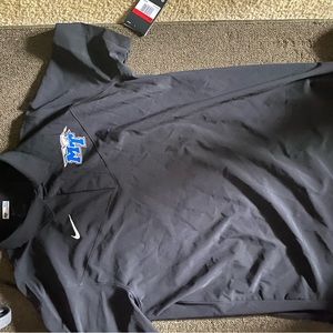 Mtsu Nike black polo shirt